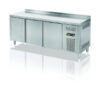 Ndustrio TPS-63 Tezgah Tip Buzdolabı, 3 Kapılı, Paslanmaz Çelik, 440 Litre, 285W