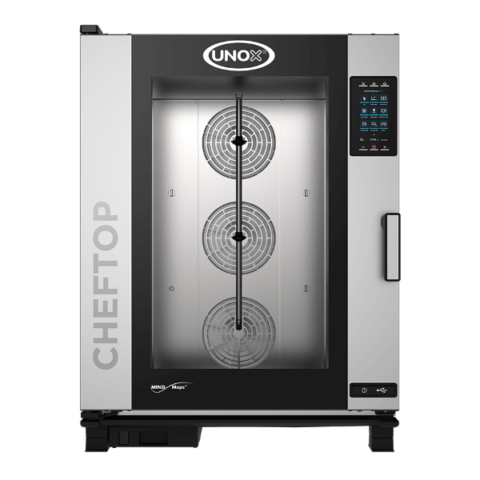 Unox XEVC-1021-GPRM Cheftop Plus Combi Fırın, 10 GN 2/1, Gazlı