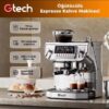 Gtech ST-530ED Espresso Kahve Makinesi, 1 Gruplu, Öğütücülü, Dijital